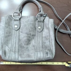 Frye gray handbag